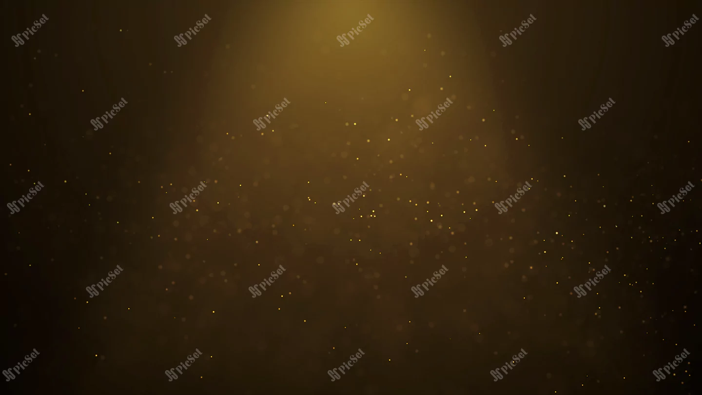 popular abstract background shining gold dust particles stars sparks wave 3d animation / درخشش ستارگان ذرات غبار طلا در پس زمینه، انیمیشن سه بعدی