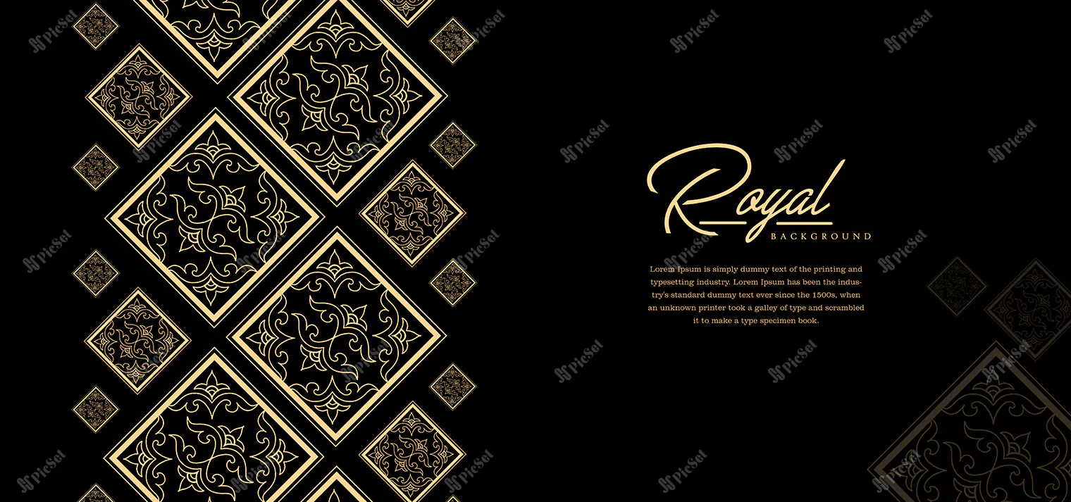 royal golden background template / قالب پس زمینه سلطنتی طلایی