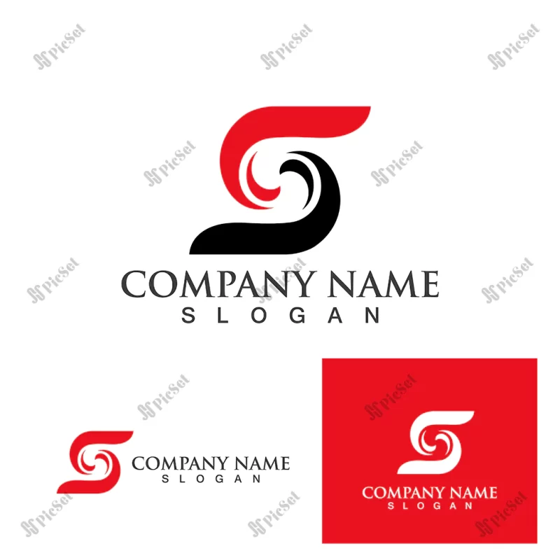 business corporate s letter logo design vector_9999 3585 01 / لوگو تجاری شرکت حرف s