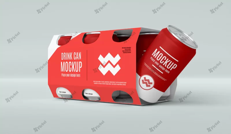 can packaging design mockup_23 2149065083 / موکاپ قوطی نوشیدنی، نوشابه