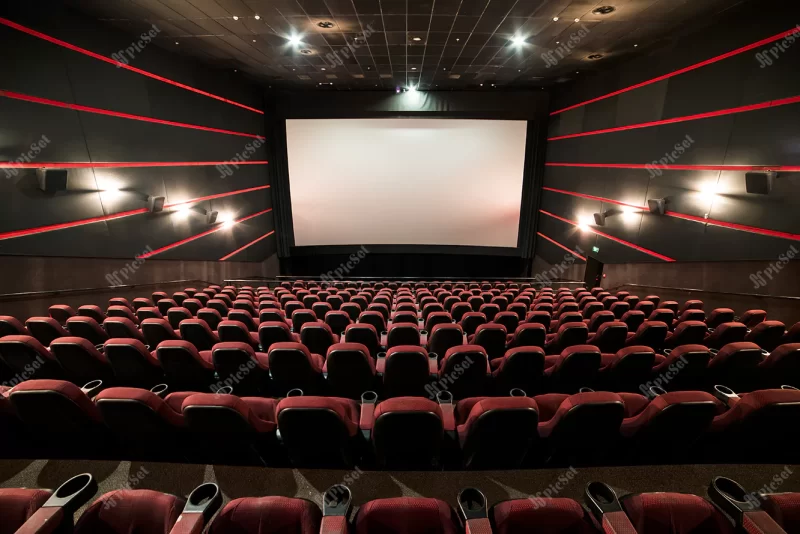 cinema theatre before presentation / صندلی سینما تئاتر