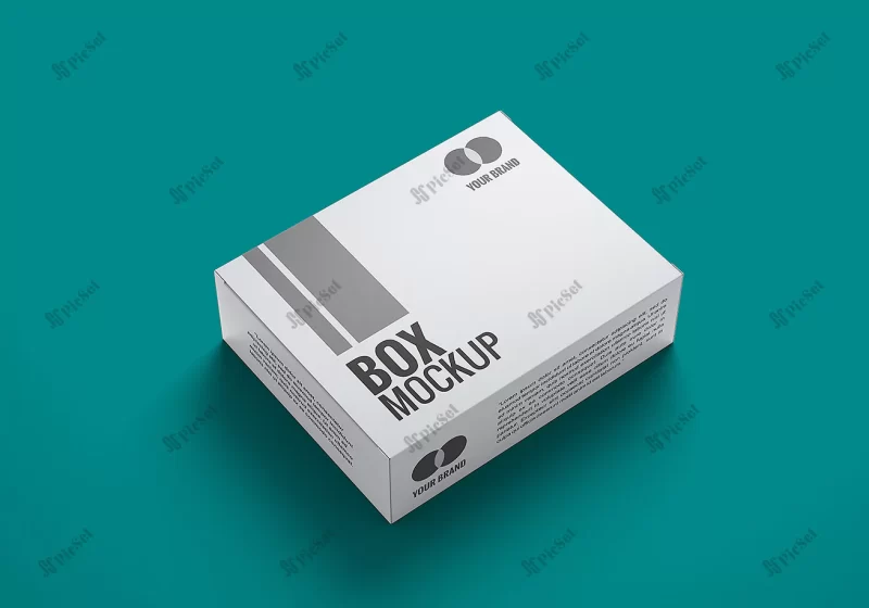 close up box mockup design / موکاپ جعبه بسته