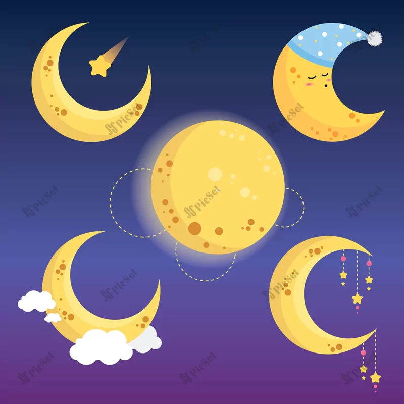 cute moon collection / حالت مختلف ماه