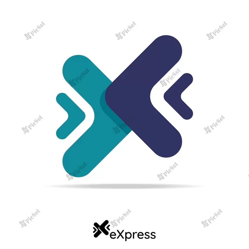 delivery logistic logo letter x logo concept / لوگو حرف x مفهوم تحویل لجستیک