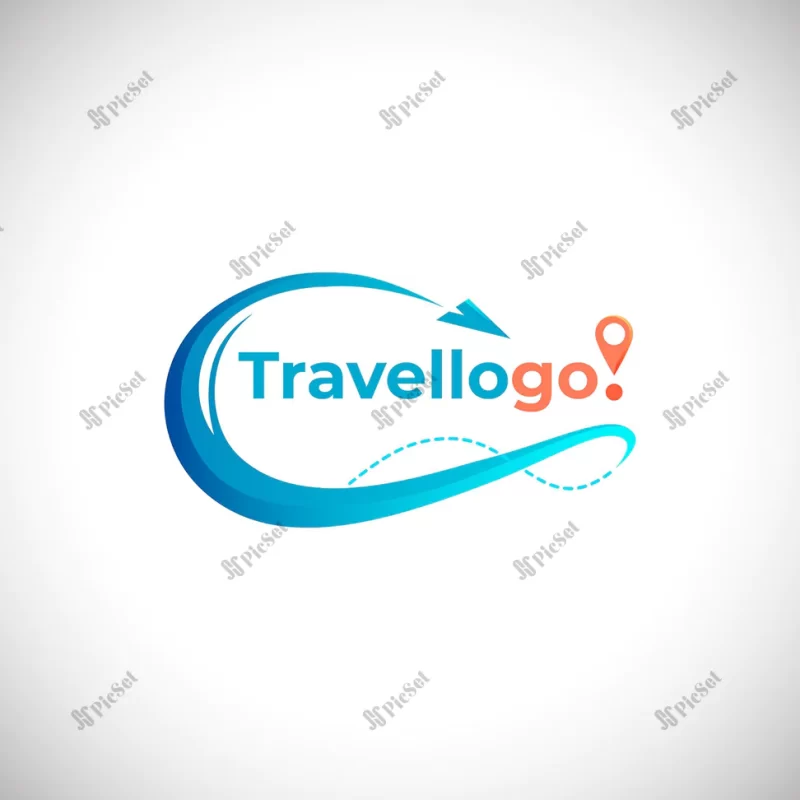 detailed travel logo concept / لوگو سفر