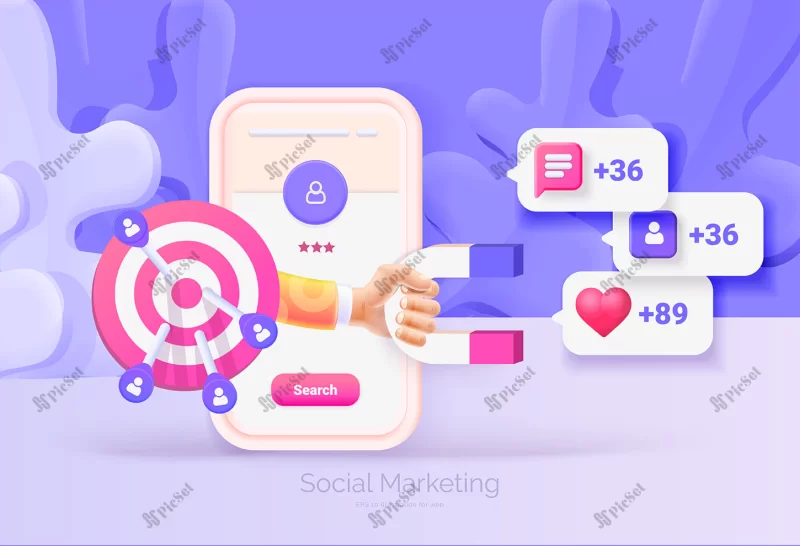 digital social marketing mobile phone with social network interface / تلفن همراه دیجیتال مارکتینگ با رابط شبکه اجتماعی سه بعدی