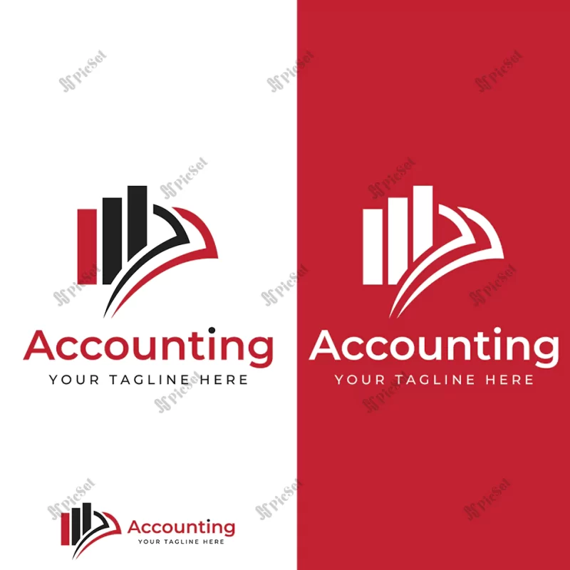 financial accounting logo with check mark financial accounting stock chart analysis modern template vector illustration concept style / لوگوی حسابداری مالی با علامت بررسی نمودار سهام ، تجزیه و تحلیل