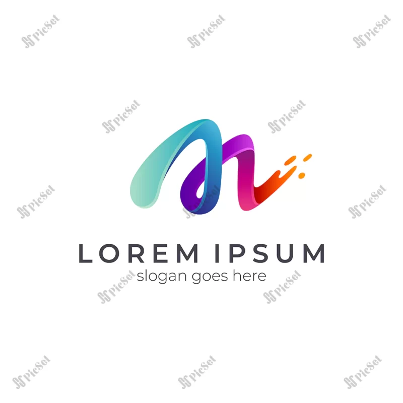 initial letter m logo / لوگو حرف m