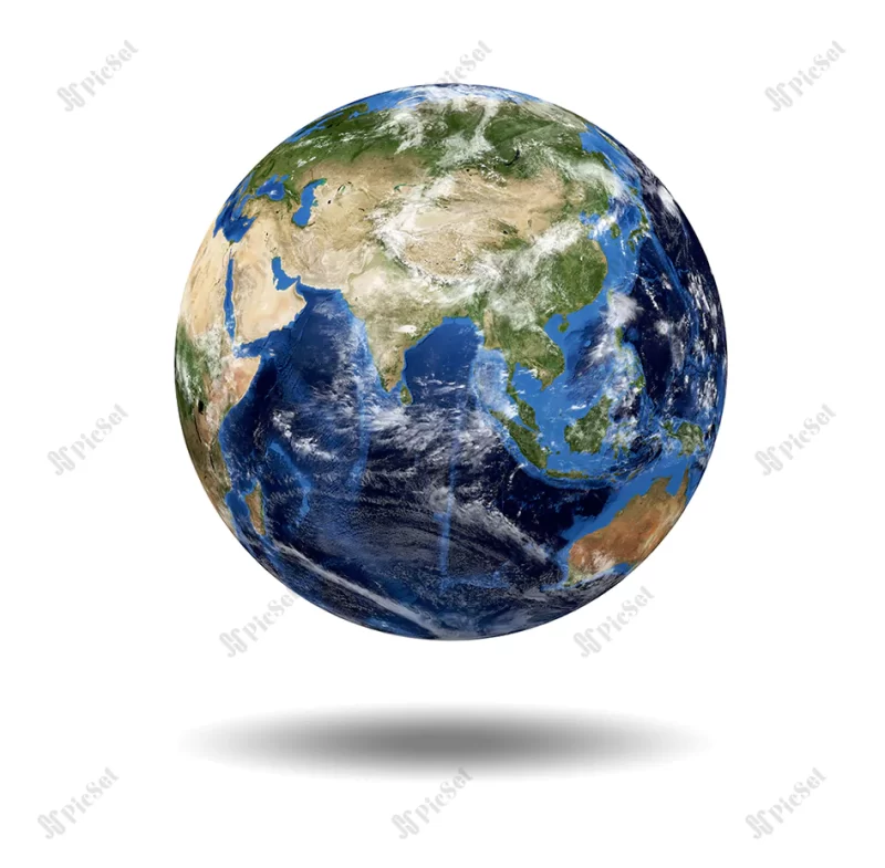 isolated planet globe / کره زمین