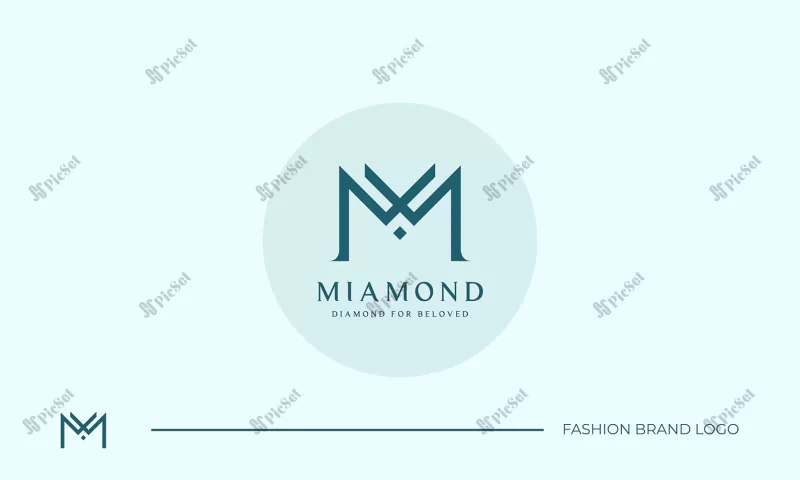 m monogram logo / آرم مونوگرام m