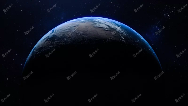 planet earth space / فضای سیاره زمین