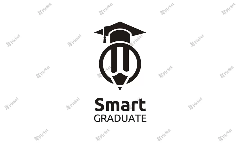 reach best school university college graduate logo / لوگوی فارغ التحصیلی دانشگاهی