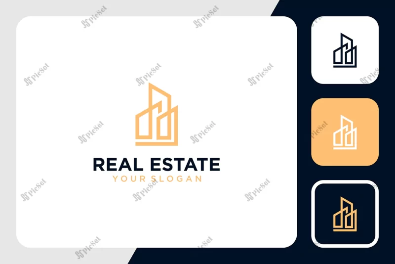 real estate logo design inspiration / لوگو املاک و مستغلات، خانه، ساختمان، آپارتمان