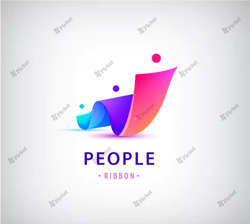 set human people group logos / لوگوی گروه افراد انسانی