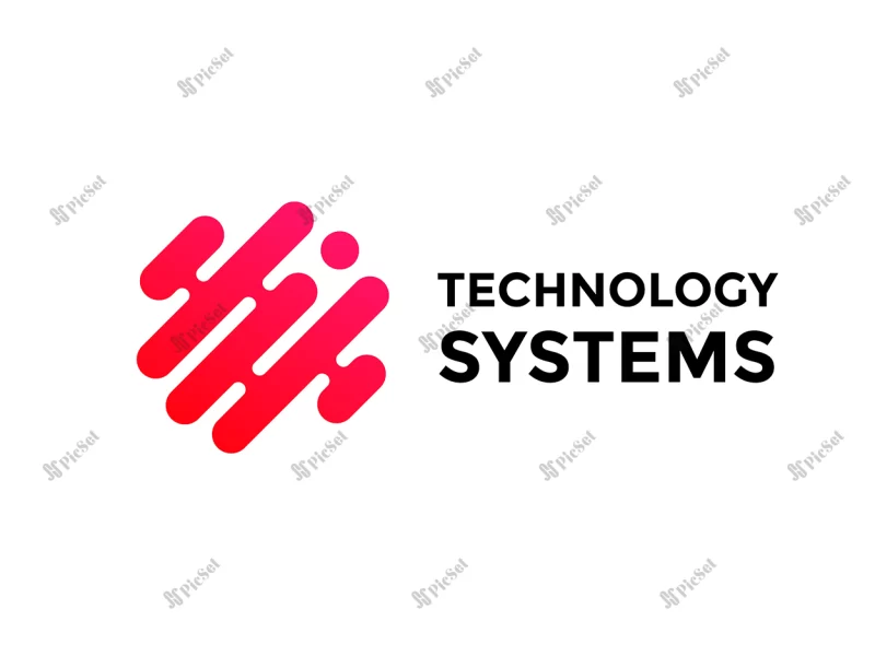 technology logo simple tech design / لوگوی فناوری شرکتی