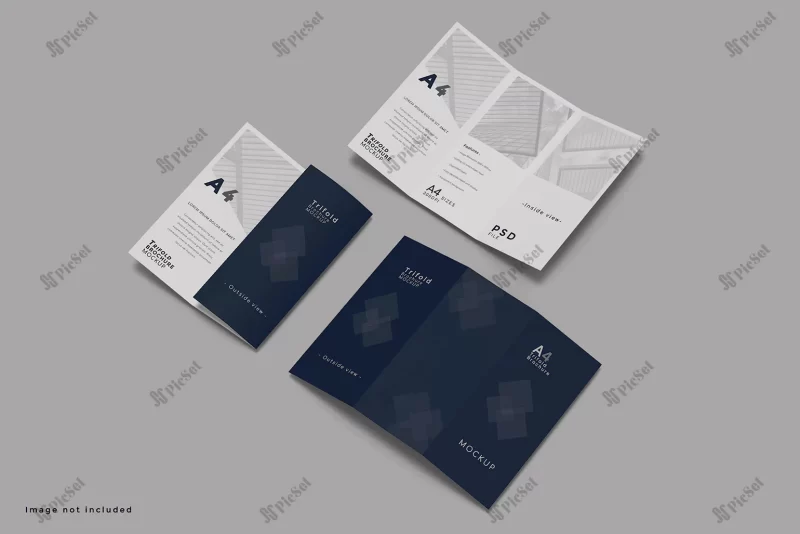 trifold brochure mockup_312099 1 / موکاپ بروشور سه لت