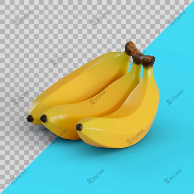 3d stylized delicious bananas / موز خوشمزه سه بعدی