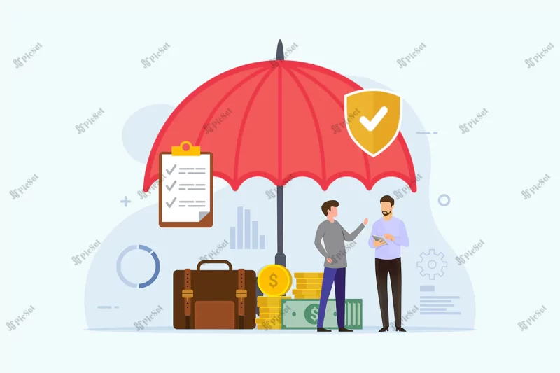 business insurance with umbrella protection / بیمه تجاری با محافظ چتر