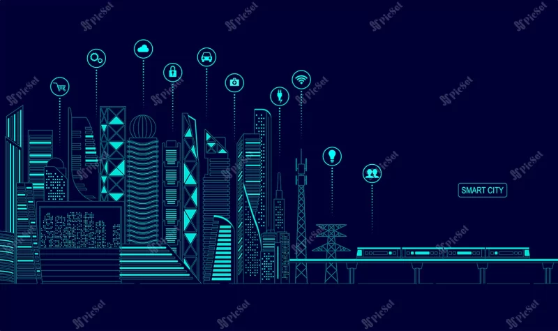 concept smart city / مفهوم شهر هوشمند