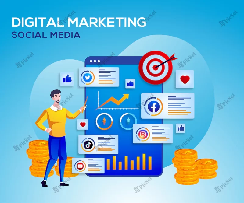 digital marketing social media data analysis / تجزیه و تحلیل داده های رسانه های اجتماعی بازاریابی دیجیتال آموزش آنلاین