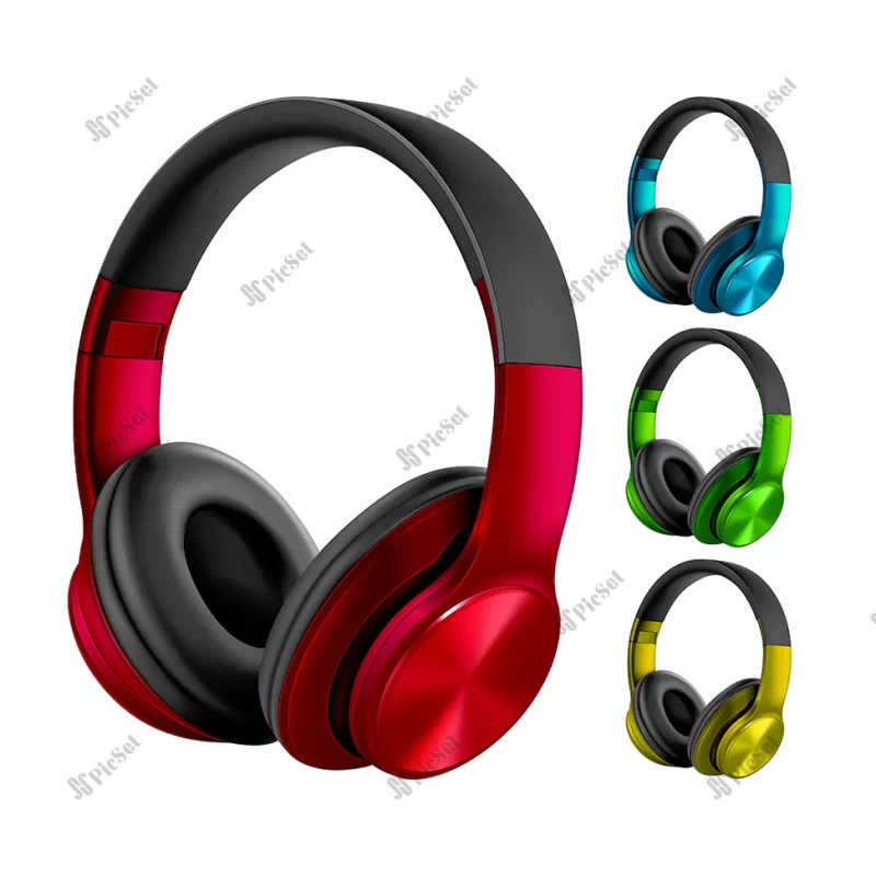 earphones wireless electronic gadget set / مجموعه دستگاه الکترونیکی هدفون بی سیم