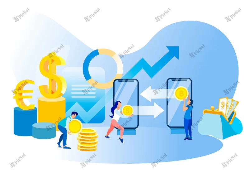 financial analytics stock trading landing page / صفحه فرود لندینگ پیج معاملات سهام تجزیه و تحلیل مالی، انتقال سکه ارز دلار یورو، خرید و فروش سکه