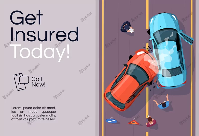 insurance services banner template / قالب بنر خدمات بیمه ماشین بدنه و اشخاص