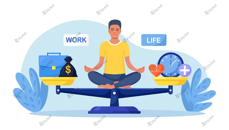 life work balance scales man keep harmony choose career money versus health time leisure business comparison stress healthy life family love versus job / تعادل زندگی کار مقیاس مرد حفظ هارمونی انتخاب پول شغلی در مقابل سلامت زمان فراغت مقایسه استرس زندگی سالم عشق خانوادگی در مقابل شغل