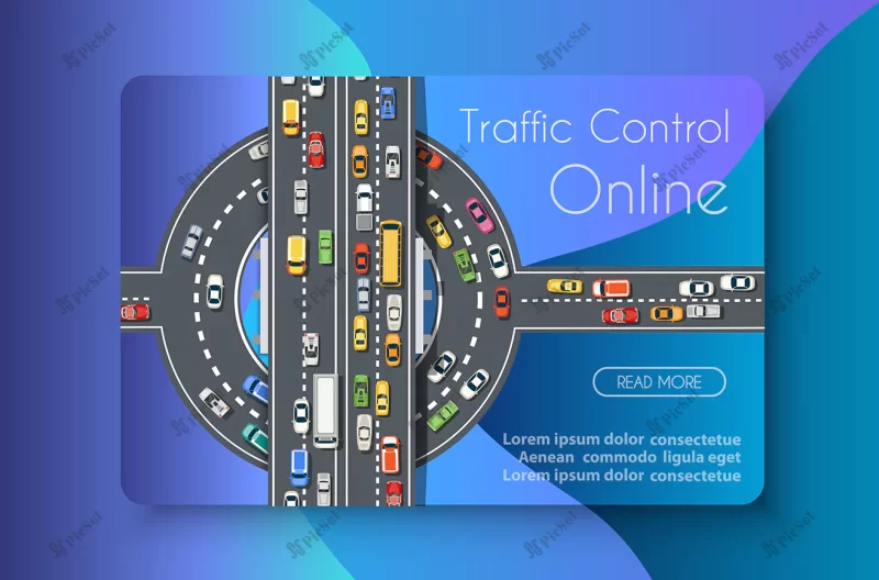 traffic control online / کنترل ترافیک آنلاین، خیابان اتوبان ماشین