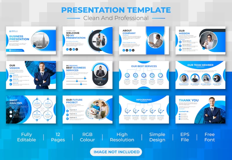 corporate minimal presentation slide template / الگوی اسلاید پاورپوینت ارائه شرکتی