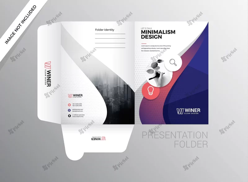 corporate presentation folder / پوشه شرکت قالب فولدر شرکتی