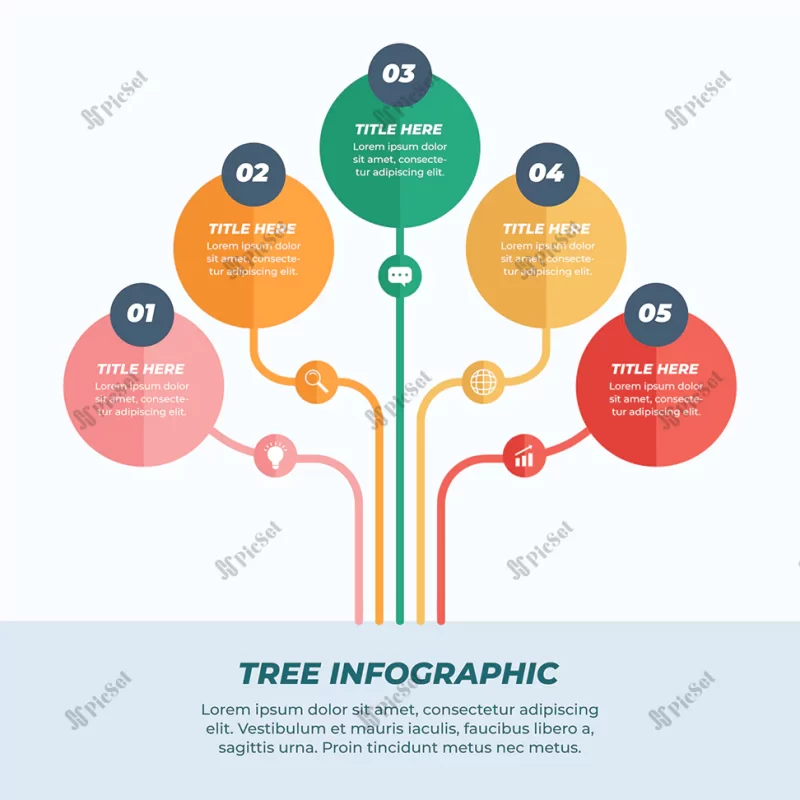infographic tree design template_23 2149589699 / اینفوگرافیک درخت