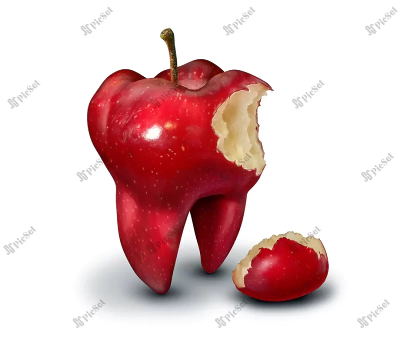 apple, fruit, fantasy, tooth, funny, creative / سیب، میوه، فانتزی، دندان، خنده دار، خلاق