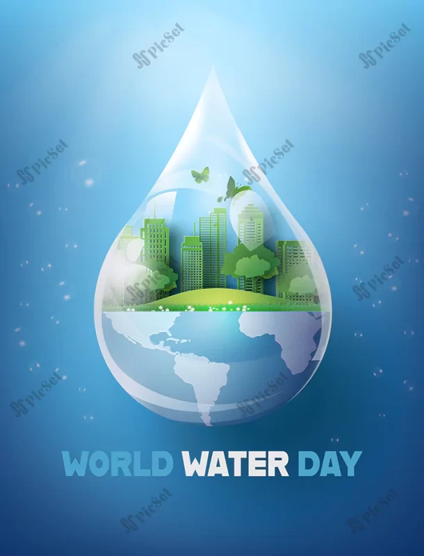 concept ecology world water day / مفهوم اکولوژی روز جهانی آب