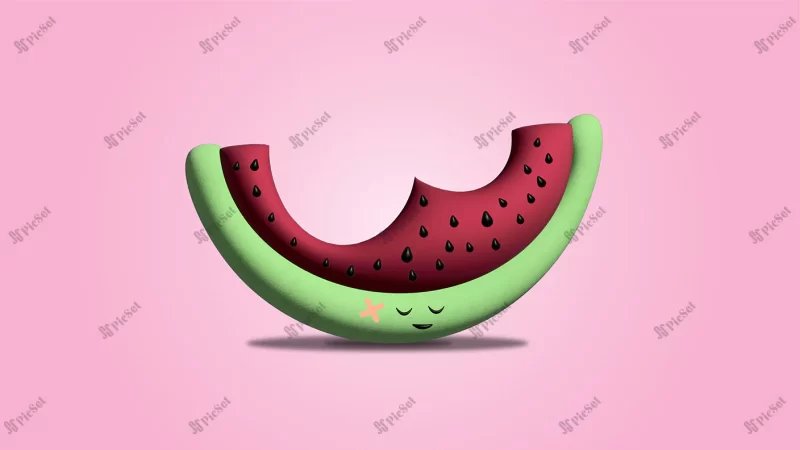 cute watermelon 3d design / طرح سه بعدی هندوانه زیبا 