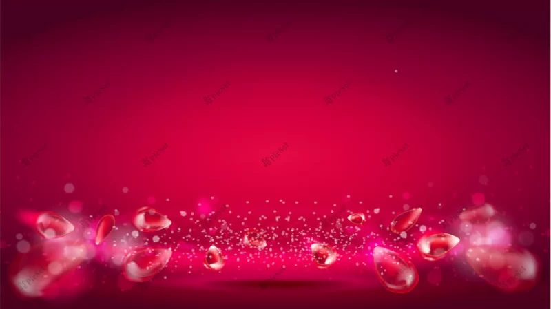 glow wave light aura red background / پس زمینه قرمز هاله نور موج درخشش انار