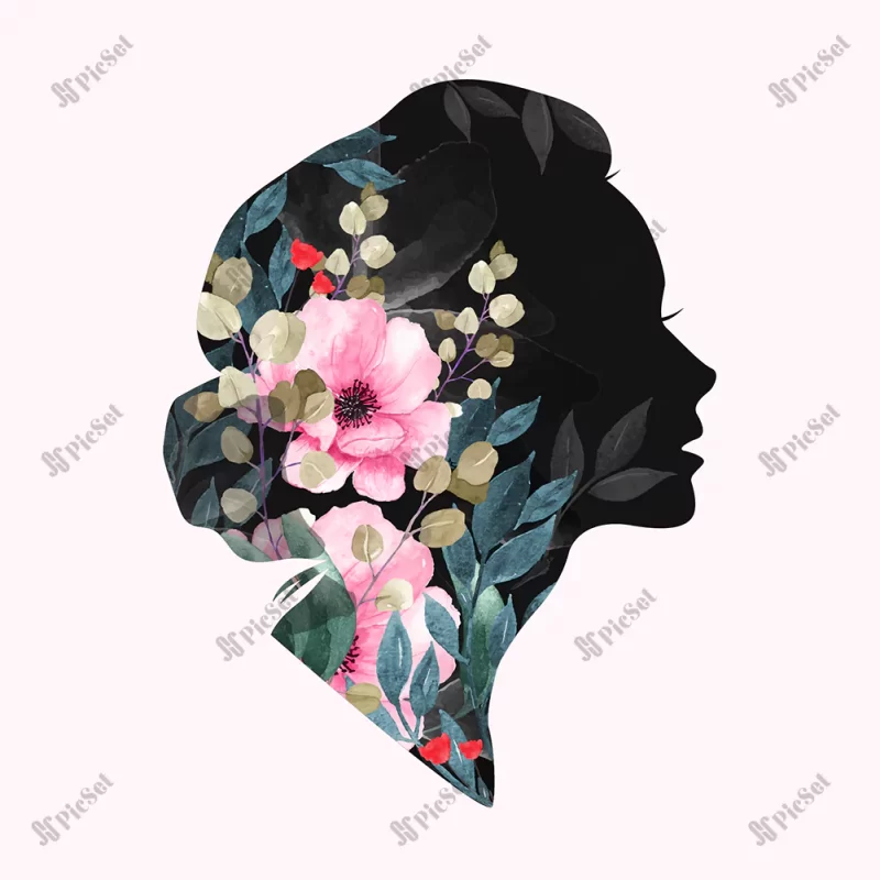 international women s day floral design / طراحی گل روز جهانی زن پوستر روز مادر