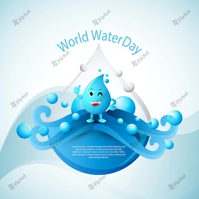world water day nice drop background / روز جهانی آب پس زمینه قطره آب زیبا
