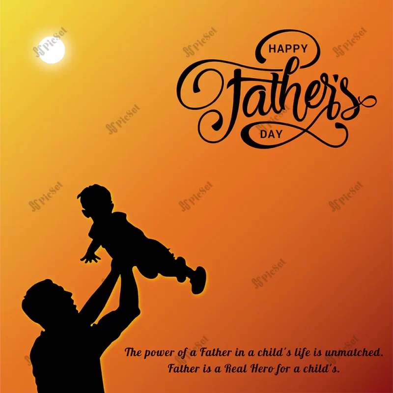 fathers day social media facebook banner post design template full vector eps_103288 61 / پوستر روز پدر بنر رسانه اجتماعی فیس بوک قالب پست روز مرد