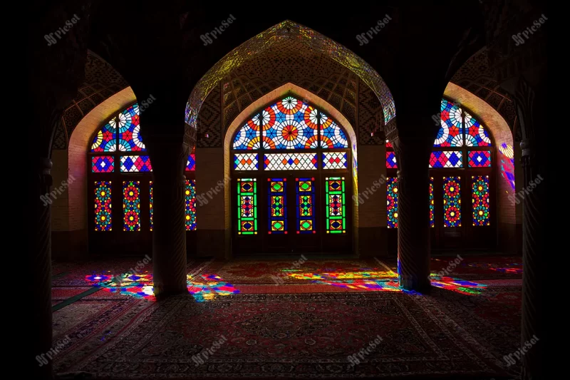 nasir ol molk mosque shiraz iran_134785 2530 / مسجد نصیرالملک شیراز ایران